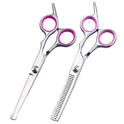 China Thinning Scissors 6Inch Stainless Steel Scissors Hair Barber Scissors Thinning Hair Cutting Scissors for sale