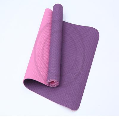 China Yoga Mat Around Strap Organic Printing Jute Non Slip Kids Double Layer Bandage Custom Yoga Mat for sale