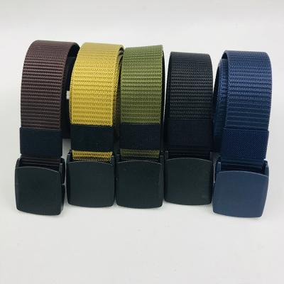 China Fashion Custom Belt Wholesale Outdoor Sport Navy Canvas Webbing Nylon Material Belt for sale