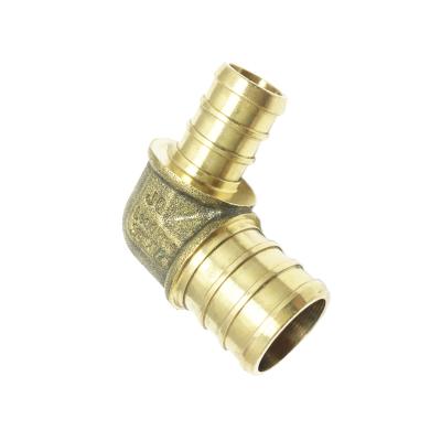 China Cheap Price Brass Material Forged Brass Pex Press Fittings Brass Pipe Fittings Locks Brass Pex Fittings Elbow for sale