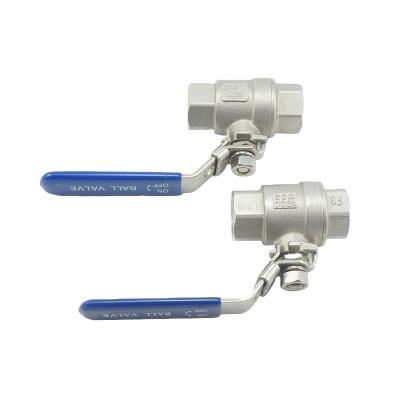 China General cf8/cf8m NPT Threaded Valve 304/316 Stainless Steel Food Grade Ball Valve Supplier for sale