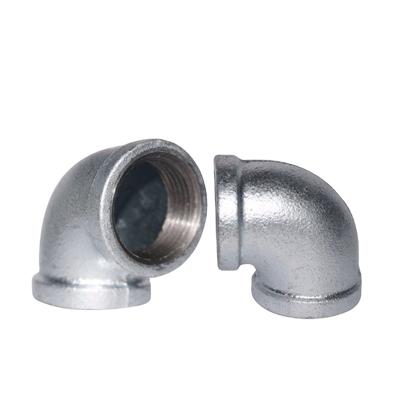 China Suitable for pipe lines connect water malleable iron lining plastic pipe fitting elbow malleable iron pipe fitting china for sale