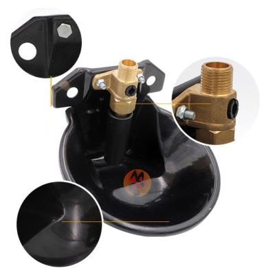 China Steel Automatic Dog Horse Sheep Bowl Water Drinker Sheep Goat Bowl Drinking Water Tank With Copper Valve for sale