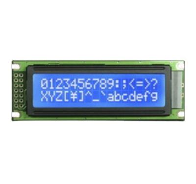 China WC1602G 16 Character 16 Character Monochrome Alphanumeric 1602 Alphanumeric LCD for sale