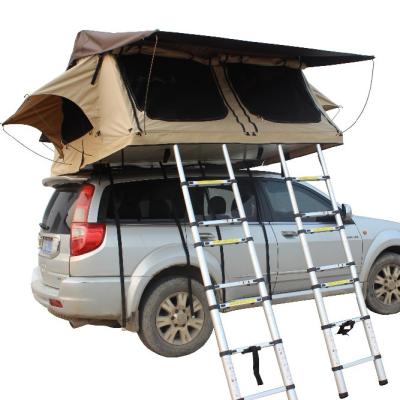 China Straight Bracing Type Roof 2021 Top Tent Install On Cars Roof For Camping And Outdoor 1.4*2.4m For 1-2 Person Car Awning for sale