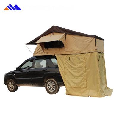 China Extended type 2020 good quality luxury thick roof canvas camping tent top tent for sale for sale