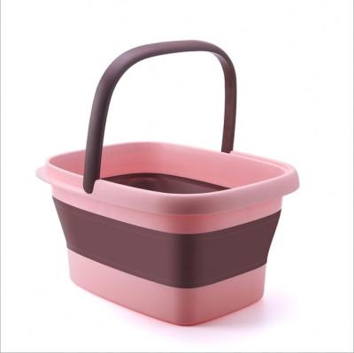 China 2022 New Style CB-03 New Style Camping Folding Wash Basin Sink Folding Bucket Silicone Folding Storage Box for sale