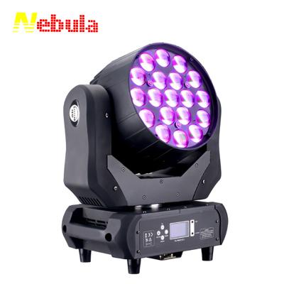 China Hotel Good Price 19x12w Led Moving Head Lyre Wash Zoom for sale