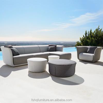 China Other New Outdoor Garden Sectional Modular Two Seat Comfortable Sofas Sofa With Separated Backrest for sale