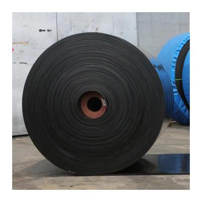 China Fire Stone Abrasion Heat Resistant Fabric Conveyor Belt EP300 Rubber Conveyor Belt For Heavy Rock for sale