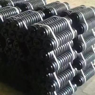 China Durable Made In China Rubber Conveyor Guide Roller Buffer Roller Belt Conveyor Roller Bracket for sale