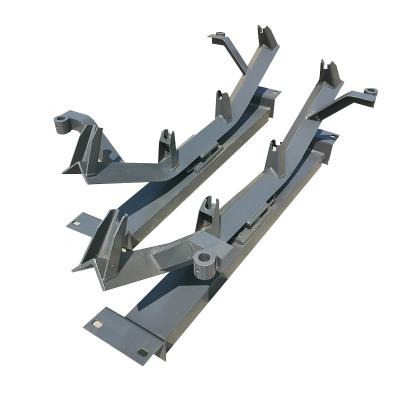 China Wholesale Stone Coal Mine Cement China Supplier Quarry Belt Conveyor Roller Bracket Idler Frame for sale