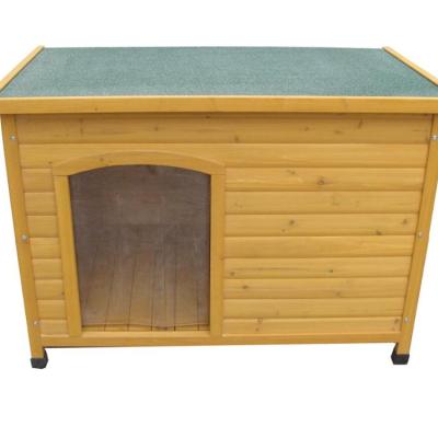 China Sustainable Wooden Pet House Outdoor Garden Wooden Dog Pet Cages Kennel For Sale for sale