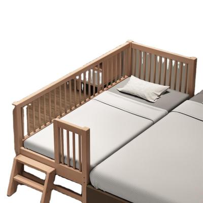 China Modern Baby Guard Rail Cribs Recess Wooden Baby Crib Sofa Bed Fence for Newborn Baby Side Bed for sale