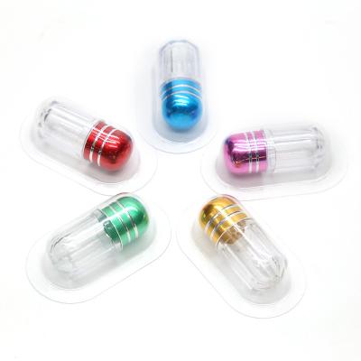 China Medicine Mini Single Enhancer Pill Capsule Plastic Bottle Container With Blister for sale