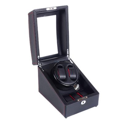 China New Fashion Wooden High Quality Design Customized Automatic Black Watch Winders for sale