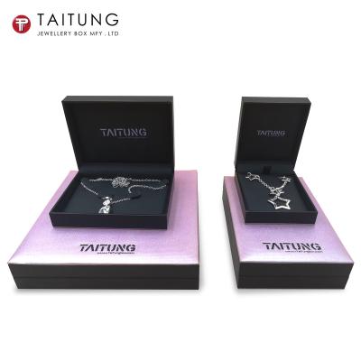 China Product Viable High End Popular Jewelry Box Pendant Plastic Box For Gift Costume Packaging In TAITUNG Custom Box Packing Manufacturer for sale