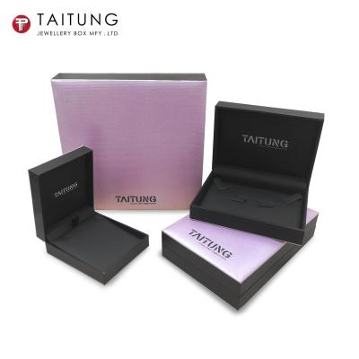 China Viable Best Selling PU Leather Plastic Jewelry Case Box For Necklace Bracelet Costume Necklace Packaging for sale