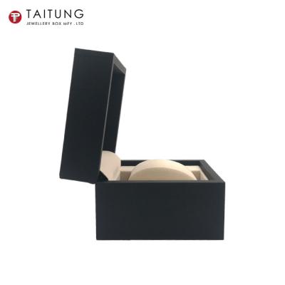 China jewelry & cosmetic wholesale product leatherette paper plastic watch box packing with velvet pillow to accept customized LOGO for sale