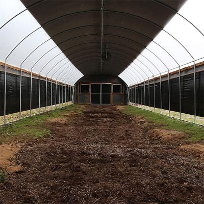 China PE Film Poly Tunnel Automated Blackout Light Deprivation Greenhouse For Herbs for sale