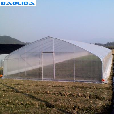 China Landbouw van de het Huis Polyfilm van Tentsinglespan Polytunnel Groene de Tunnel Plastic Serre Te koop