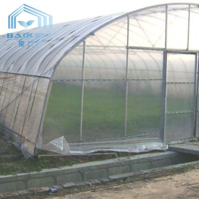 China Hydroponic Plastic Serre van de Systeemtunnel met Netto Ventilatieinsect Te koop