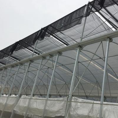 China Alto control de la temperatura del hidrocultivo del invernadero del túnel del arco multi para cultivar en venta