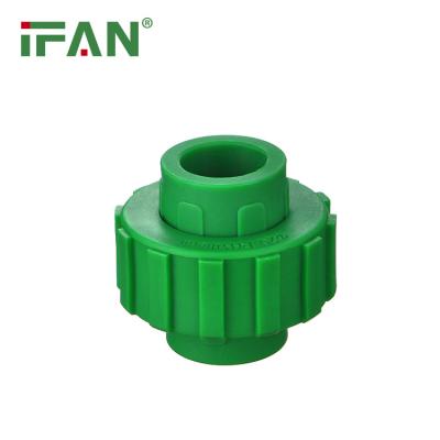 China Hot Selling Water Supply IFAN PPR Pipe Fittings Unions Piping Materials Polypropylene All Types PPR Fitting for sale