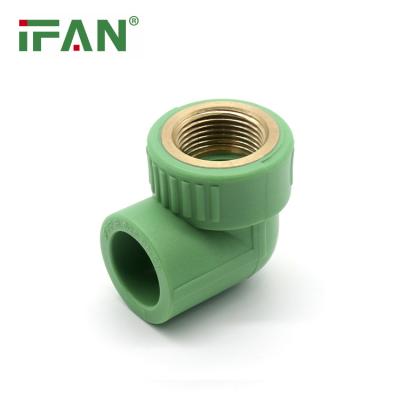 China Pipe Lines Connect IFAN Factory Direct Sale PPR Plumbing Pipe Fitting Insert PPR Female Elbow for sale