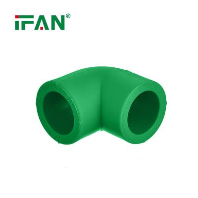 China Pipe Lines Connect IFANPLUS High Quality PPR Tubing Fitting PN25 Convey Water PPR Pipe Fitting Elbow for sale