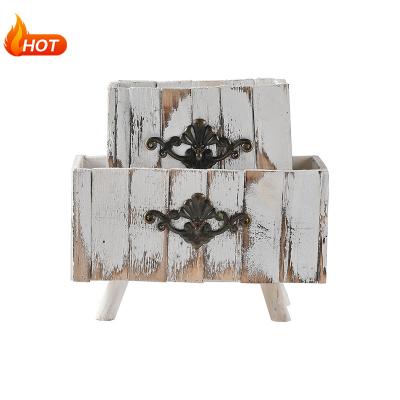 China China Large Unfinished Wooden Box Opens Hobby and Home Storage Wooden Box for sale