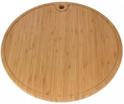 China Sustainable Cheese Round Bamboo Cutting Board 15 in. of diameter for sale