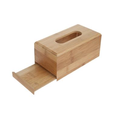 China Wholesale Custom Wooden Box Multifunctional Handwork Napkins Wooden Tissue Box for sale