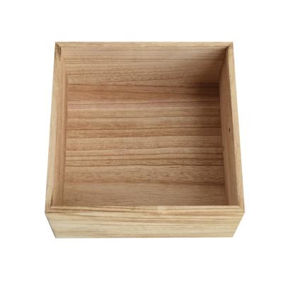 China Direct Selling Sustainable Environmentally Friendly Wooden Factory Desktop Desktop Storage Box for sale