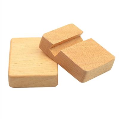 China Handwork Low Price Guaranteed Quality Mini Portable Wooden Cell Phone Bracket for sale