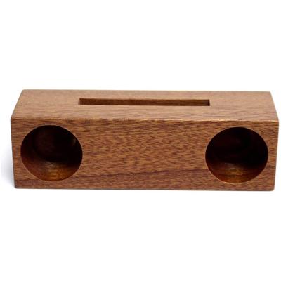 China Hot Newest Design Handwork Mini Portable Multi Function Wooden Cell Phone Bracket for sale