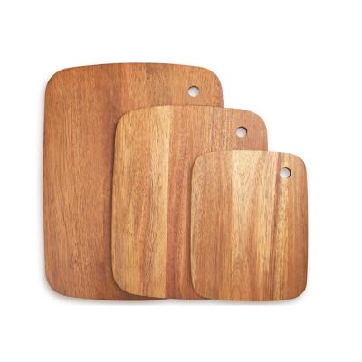 China Sustainable Rectangle Brown Accept Wooden Customization Vegetable Cutting Board for sale