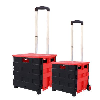 China Mesh Plastic Crate With Wheels, Folding Plastic Box And Collapsible Hand Crate for sale