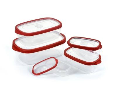 China Hot Selling Supermarket Freshness Preservation Kitchen Rectangular Clear Packing Fruit Plastic Takeaway Storage Containers With Lids for sale