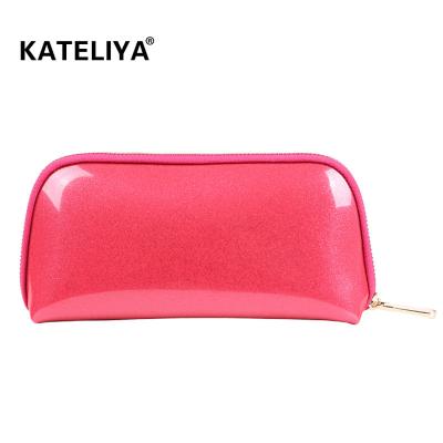 China Other New Travel Storage Bag Wash To Make Logo Makeup Bag Women With PVC Shell Cosmetic Bag for sale