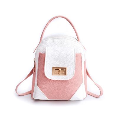 China 2022 fashion women's bags PU women's bags waterproof luxury leather ladies bags school bag wholesale woman design backpack for sale