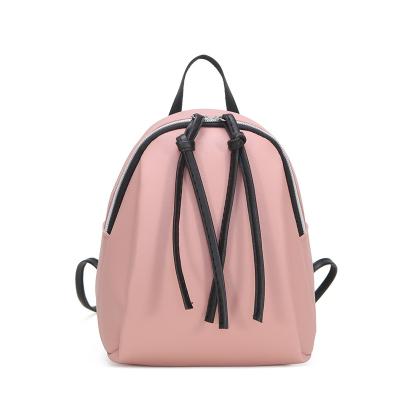 China Women's design school bag women's PU bags women's bags waterproof luxury leather ladies mini backpack wholesale student children for sale