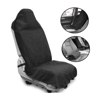 China Sports Car Front Automobiles Seat Covers Adjustable Seat Protector with Rear Seat Organizer for sale