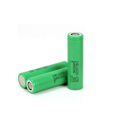 China Samsung 25R 18650 Rechargeable Battery With Samsung MSDS Report 2500mah High Drain Lithium Batteries Cell IN STOCK for sale