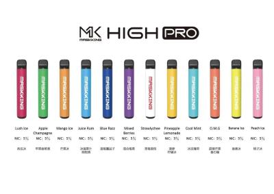 China Original MASKKING HIGH PRO Disposable Vape Pen Ecigarette Starter Kit Device 600mAh Battery 3.5ml Pre-Filled Vapors for sale