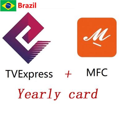 China TVE CPC Brazil Portuguese TVExpress My Family Cinema Streaming Platform Annual Gift Voucher For Smart TV Box Android Set Top Box TVE CPC for sale