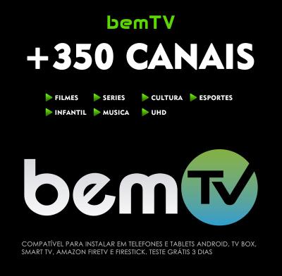 China Rockchip RK3368 TV Box Annual Express Gift Card Brazil Portuguese BemTV Directory for sale