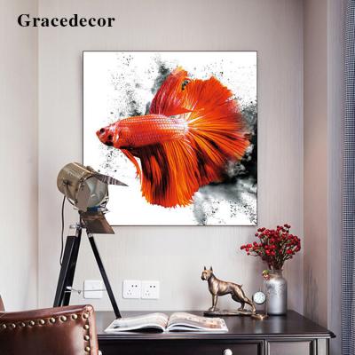 China Top Rated Famous Fish Painting Goldfish Art Paintings Sound Environment Friendly for sale