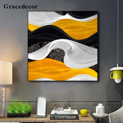 China Environmental Friendly Hotel Abstract Wall Decor Art Oil Painting For Bedroom Living Room for sale