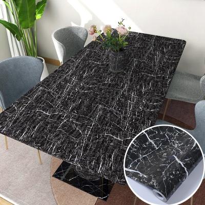 China Modern Marble Wallpaper 3d Wallpaper Adhesive Home Decoration Black Wallpaper for sale